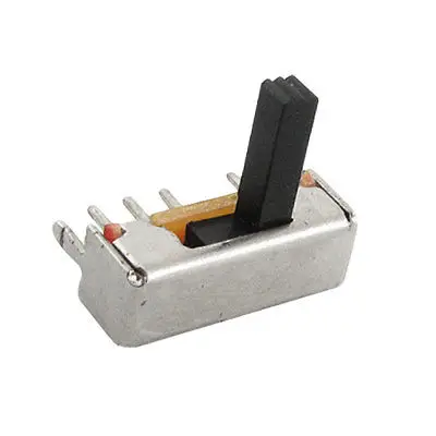 10 x PCB Mount 4 Pin 3 Position SP3T 1P3T Slide Switch Side Knob 0.5A 50V DC | Обустройство дома