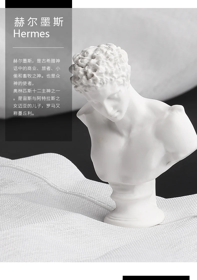 10 шт./упак. насильственного эскиз модели головы художественный Рисунок Статуя классического украшения Смола гипс миниатюры