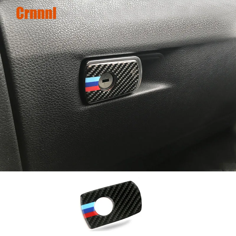 Carbon fiber style adornment of the store content box switch cover car