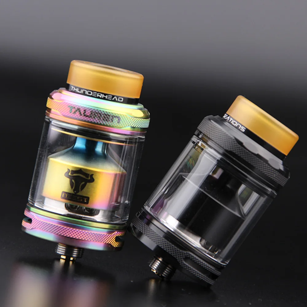 Goede Originele THC Tauren RTA 2 ml 4.5 ml met 26 Micro Zeshoekige Honing Kam Air Gaten   Single Coil  Dual Coils Tank VS Dode Konijn RTA