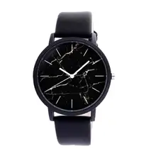 Unisex Women Watches Retro Marble Pattern Watches Quartz Leather Belt Watch Erkek Saatleri Reloj Mujer Wristwatch Mens Clock