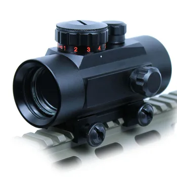

Hunting Red Dot Riflescope Sight Tactical 1X30 Green / Red Dot Sight 5 MOA Reticle Scope w/ 20mm Rail Mount Airsoft Chasse Caza