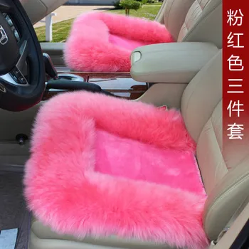 

automotive wool cushion car seat covers winter warm sale for Cadillac CTS CT6 SRX DeVille Escalade SLS ATS-L/XTS MG3/5/6/7 MG-GT