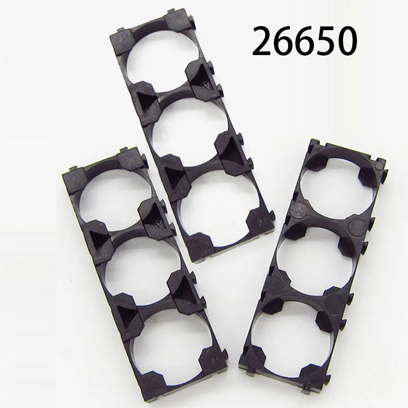 3 sets 3P 26650 Lithium Battery Combination Holder Buckle Battery Pack