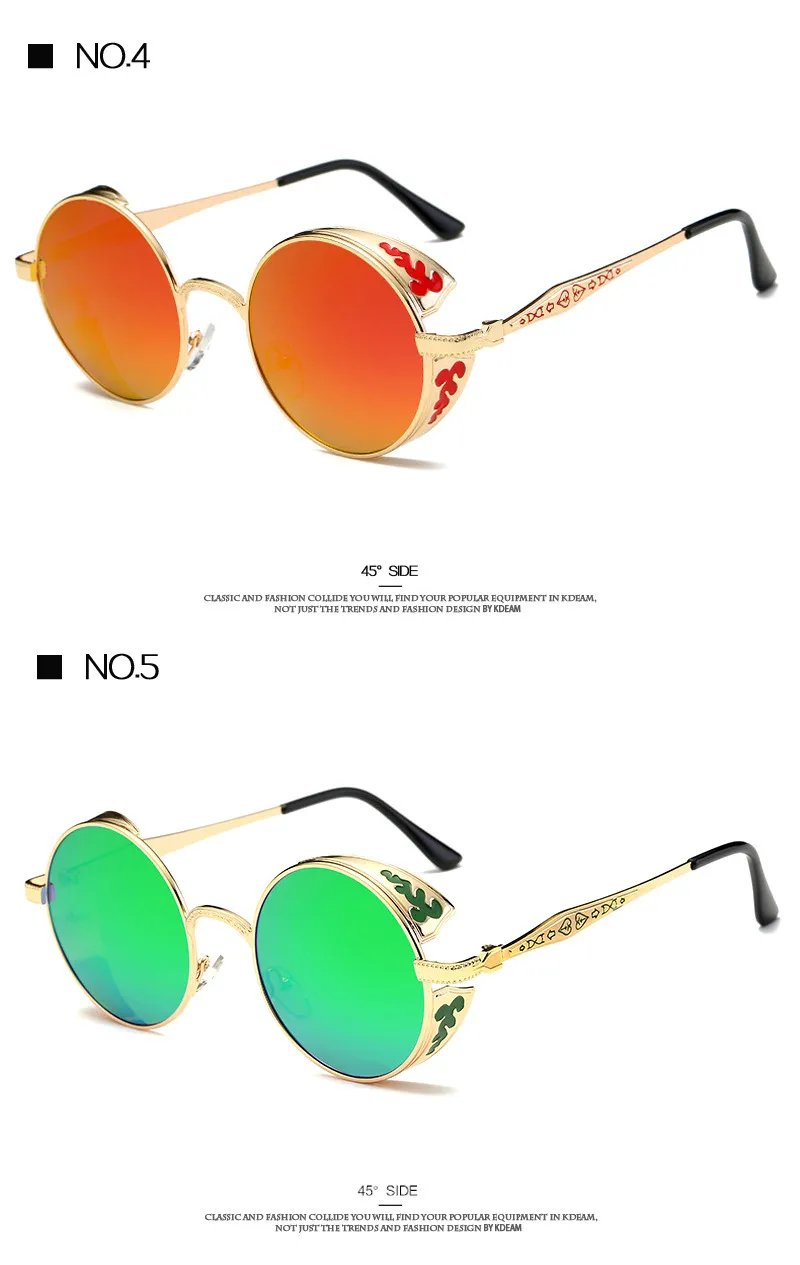 Роскошный чехол в стиле барокко резные круглые солнцезащитные очки поляризованные лучшие солнцезащитные очки, Для женщин очки поляроидные lentes de sol mujer с Чехол