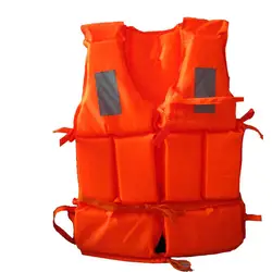 Взрослый спасательный жилет Водные виды спорта спасательный жилет из пенистого материала полиэстер для дрейфующих катание на лодке