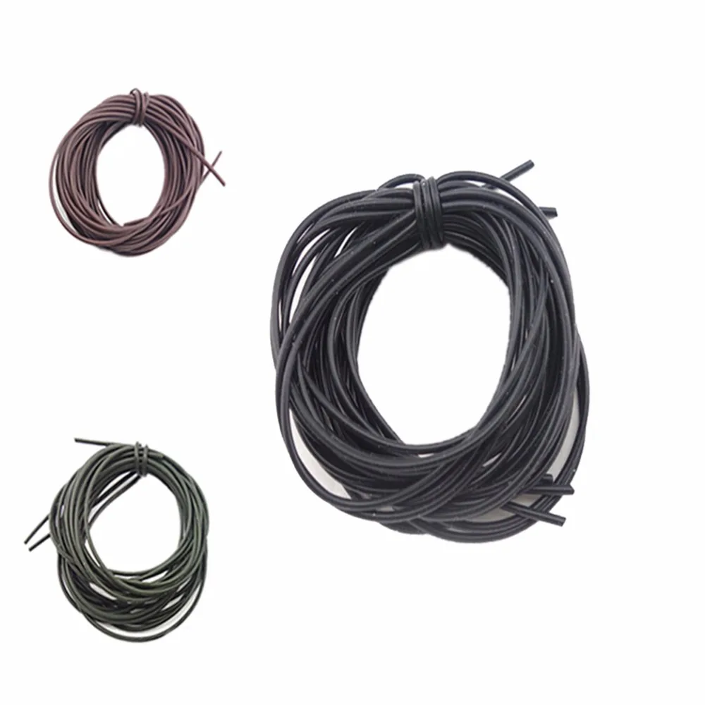 

3Pcs Hot Sale 1M Carp fishing Lead System Rig Tube Silicone Rig Tube Anti Rig Tube silicone fishing line terminal tackle