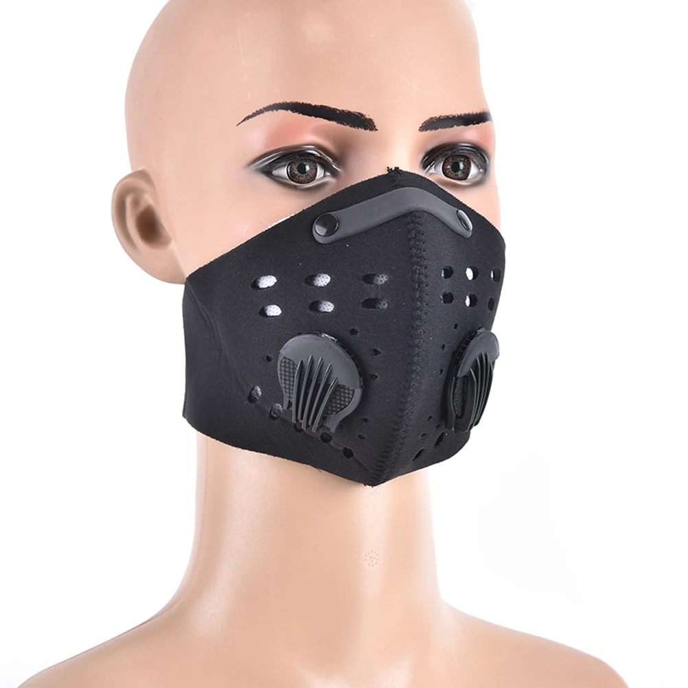 Activated Carbon Filter Windproof Mouth muffle Bacteria Proof Flu Face