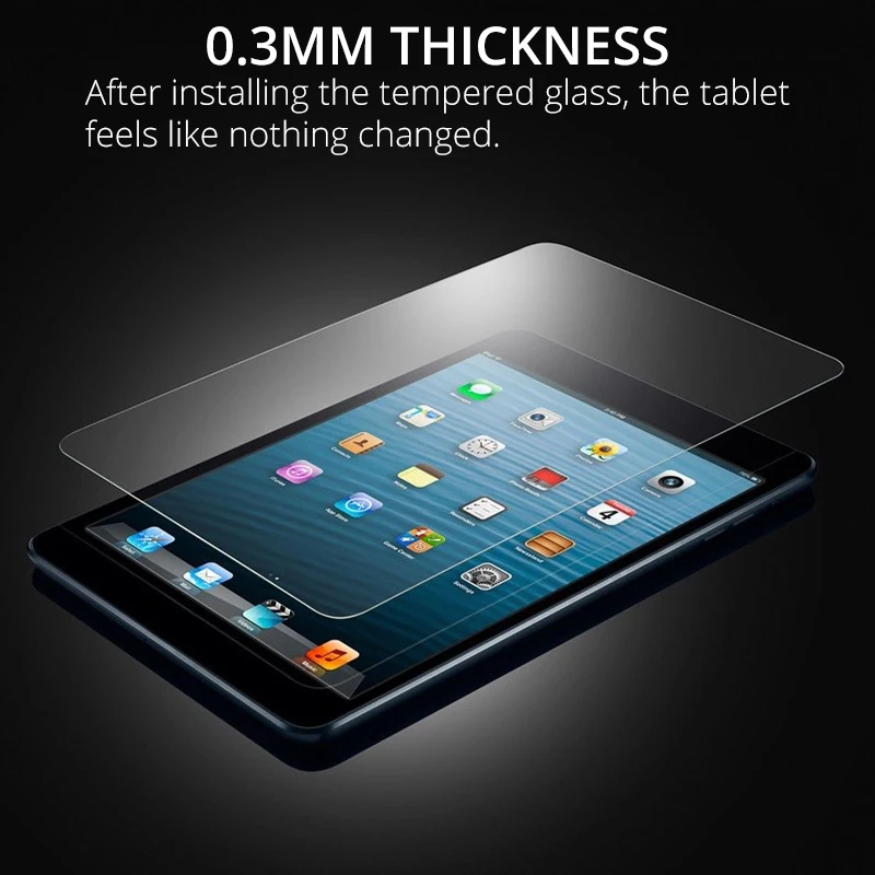 

For 7.0 8.0 9.0 10 inch Tablet Protective Tempered Glass Film 9H 7" 8" 9" 10" Universal Tempered Glass Screen Protector
