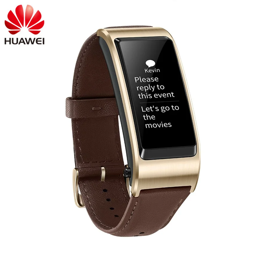 

Original Huawei Talk Band B5 Bluetooth Smart Bracelet Sports Wristbands Touch AMOLED Screen Call Earphone Band