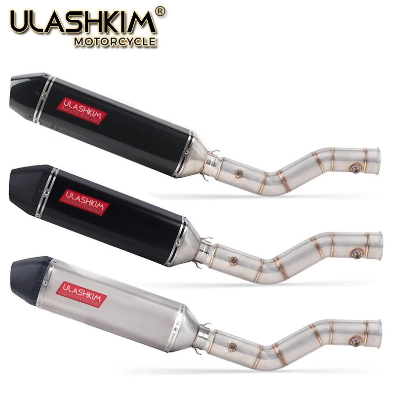 

Motorcycle Exhaust Muffler Escape Full System Middle Link Pipe Slip On For yamaha YZF1000 YZF R1 2009 2010 2011 2012 2013 2014