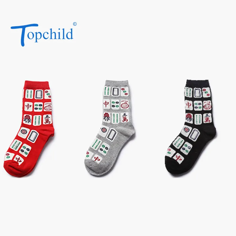 Topchild/модные носки для Маджонга удобные повседневные унисекс мужчин и женщин |