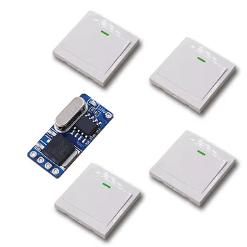 

Wireless Remote Control Switch DC 3.5v 3.7v 5v 6v 7.4v 8.4v 9v 12v Mini Relay Receiver Wall Transmitter Remote Switch