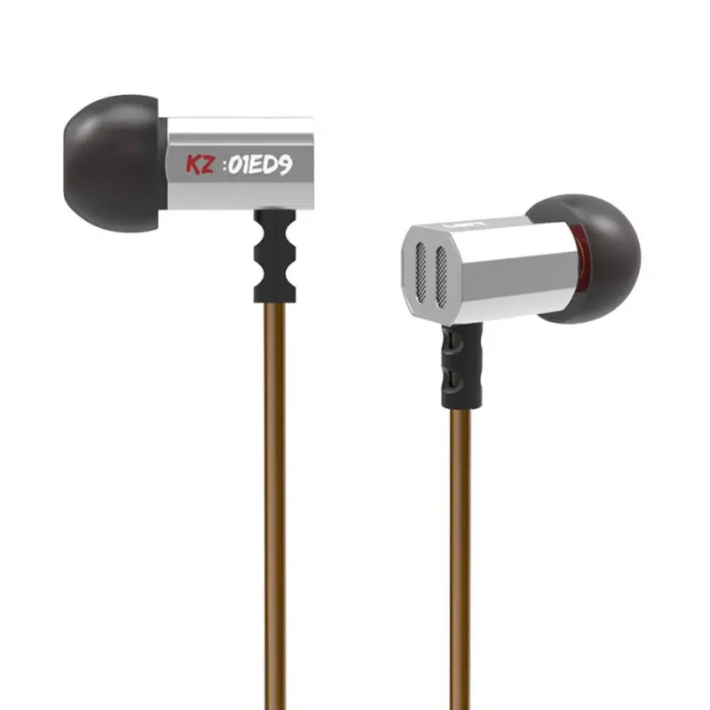 KZ ED9 Wired L Bending In Ear Earphone With Microphone With Noise Cancelling Funtions For Mobile