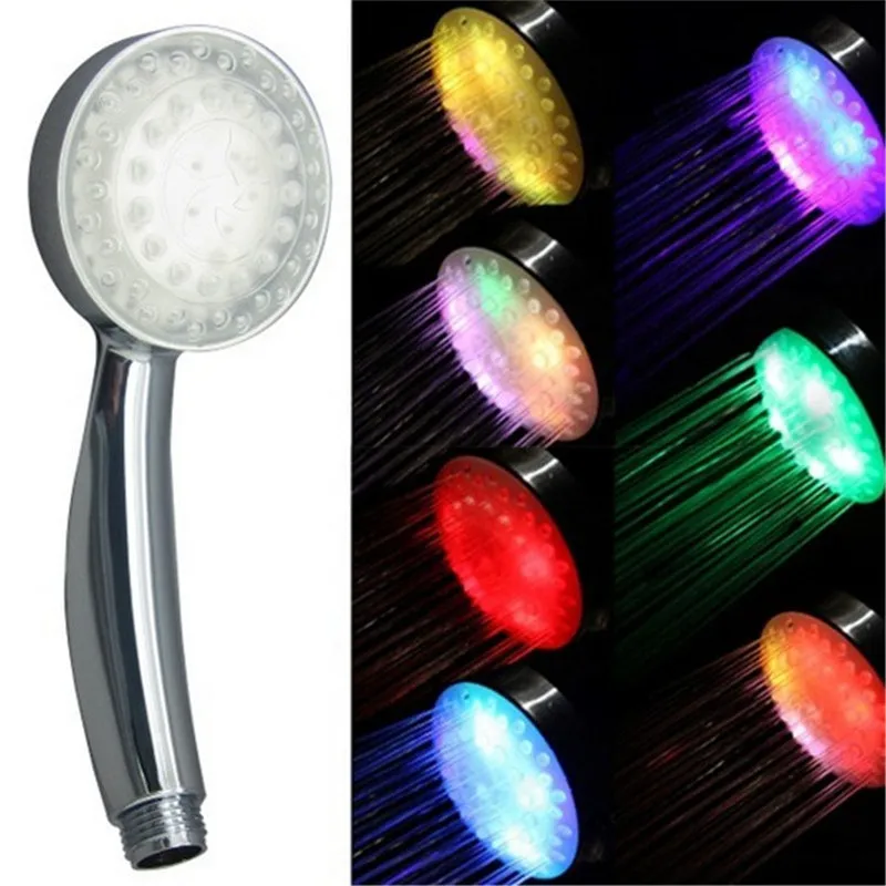 

Multicolor fast flashing shower light led with package 8008-A25