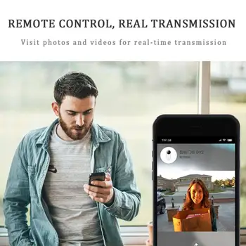 

Hd 960P Smart Wifi Doorbell With Receiver Wireless Security Visual Intercom Recording Video Door Phone Remote Home Monitoring