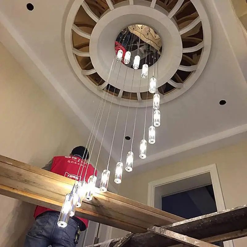 Проект led подвесной светильник Подвеска Хрустальное Освещение для дома гостиной