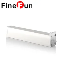 FineFun In Stock Electrical Curtain Motor KT82TN Remote 100-240V 50/60MHZ Customizable Aluminum Window Curtain Rail Rod Track