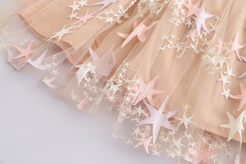 Для девочек праздничное платье принцессы красивая звезда малышей вечерние платье с фатиновой юбкой летняя детская Оптовая продажа одежды