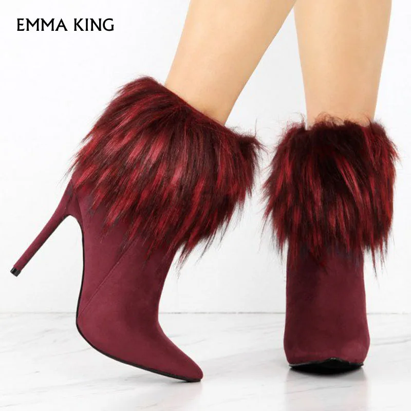 burgundy_fashion_4_inch_fur_boots_pointy_toe_ankle_boots02 
