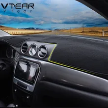 Vtear для Suzuki Grand Vitara, аксессуары для приборной панели автомобиля, покрытие приборной панели, коврик, нескользящий, защита от солнца, коврик, интерьер, анти-УФ подушка, ковер 19