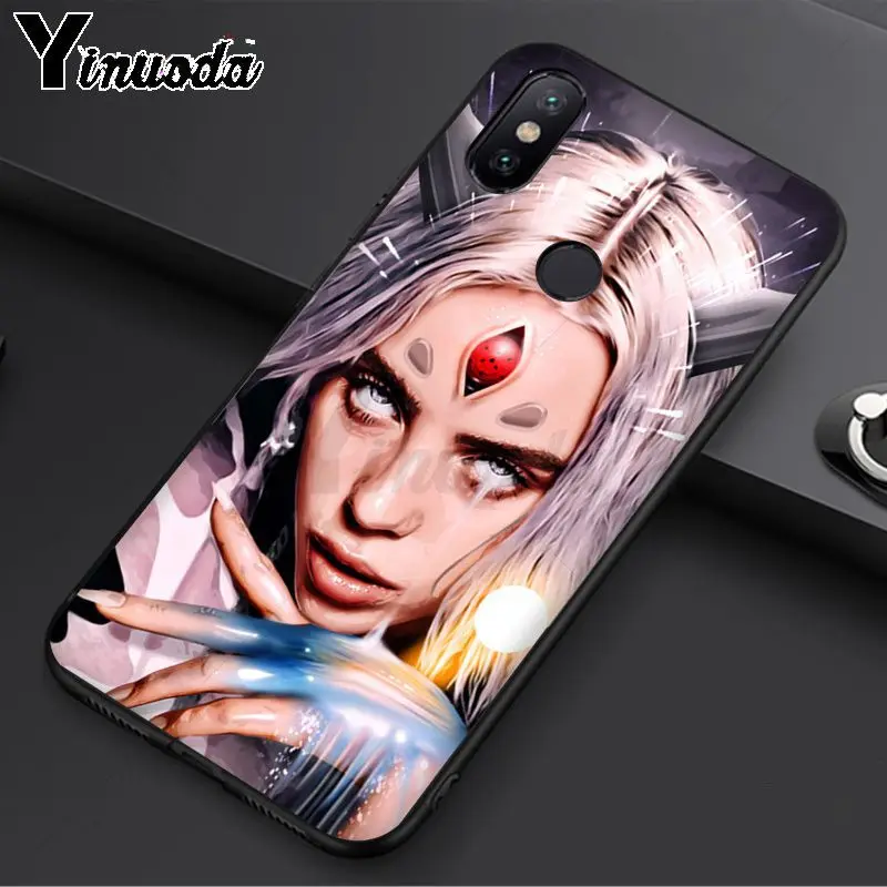 Yinuoda Billie Eilish 13 милые черные силиконовые мягкие Аксессуары для телефонов Чехол для redmi 5plus note6pro note5 6pro 7 Чехол
