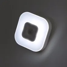 Ночной светильник, лампы, ночник с датчиком движения PIR, Интеллектуальный светодиодный индукционный светильник для человеческого тела, энергосберегающий светильник ing AAA