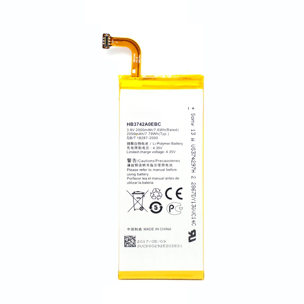 OEM литий ионная сменная батарея HB3742A0EBC для Huawei Ascend P6 G6 G620 G621 G620s + комплект