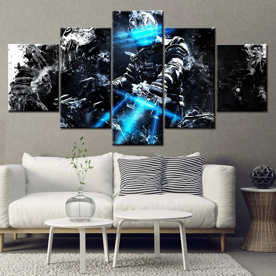 

HD Prints Canvas Wall Art Living Room Home Decor Pictures 5 Pieces Dead Space 3 Wallpaper Paintings Posters Framework
