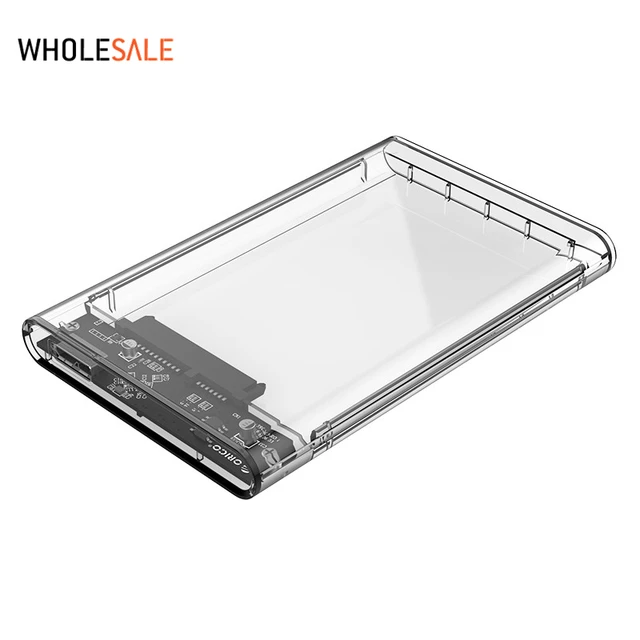 Orico 3,0 "USB 2,5 SATA Hd Box HDD жесткий диск внешний жесткий диск корпус прозрачный чехол инструмент Бесплатная 5 Гбит Поддержка ТБ