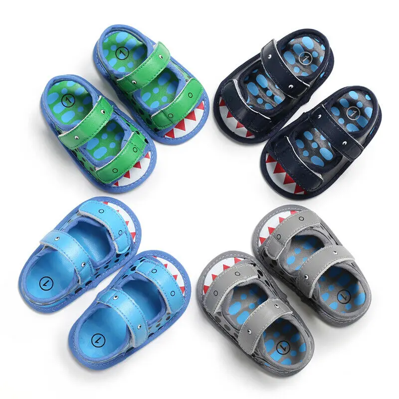 

Cartoon newborns Baby Shoes Summer Cute Sandals Soft Sole Buckle Shoe