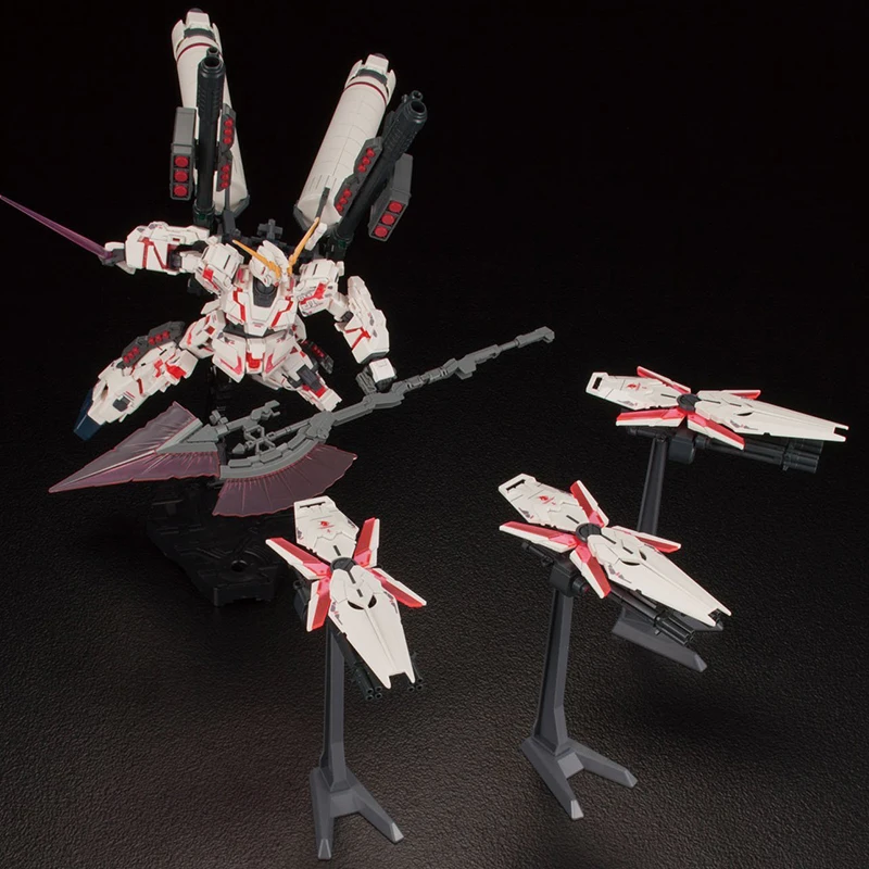 Japaness Bandai HG 1/144 Gundam Модель RX 0 полный панцири единорог GUNDAM японская модель робот