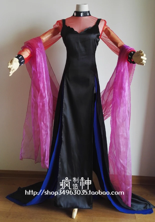 

Sailor Moon Princess Chibi Usa Small Lady Serenity Tsukino Usagi Cosplay Costume long tail black dress