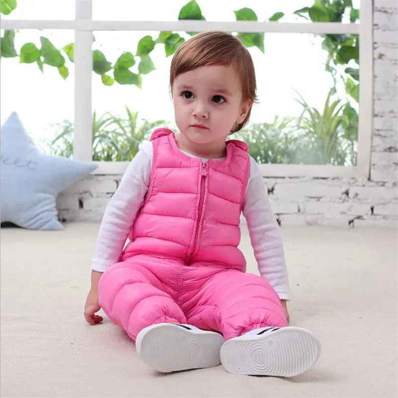 Новинка 2019 зимний комбинезон LILIGIRL для маленьких мальчиков из пуха и хлопка на