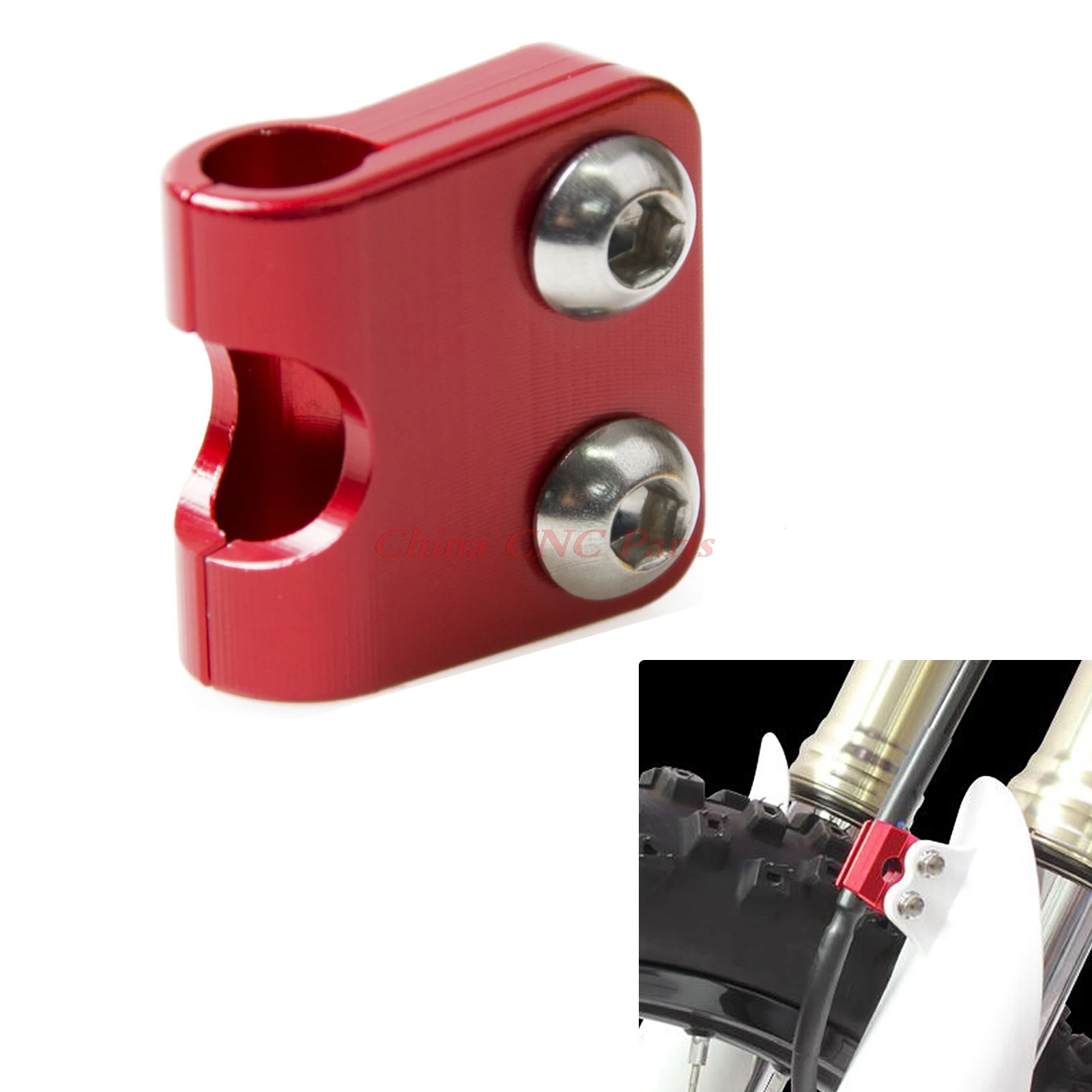 Buy NICECNC Front Brake Line Hose Clamp For Honda