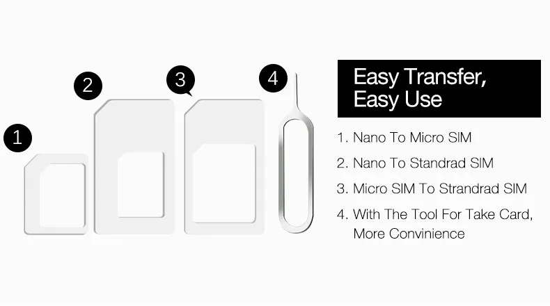 Смарт-телефон sim-карта с иглой нано микро сим-адаптер Комплект для samsung 9 iPhone 7plus samsung HUAWEI Xiaomi redmi one plus 5t