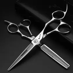 6 дюймов качественные ножницы для волос парикмахерское оборудование Профессиональные Парикмахерские ножницы японские ножницы для
