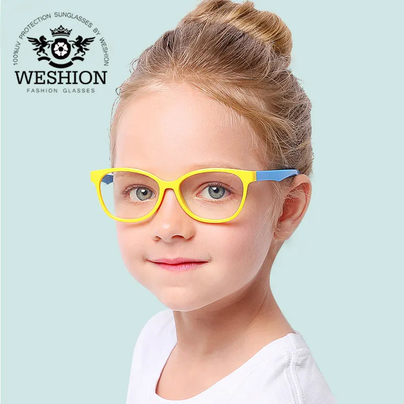 

Kids Sunglasses Computer Blue Light Blocking Glasses Transparent Cellphone Eyeglasses Resin Safety Frame Shades UV400