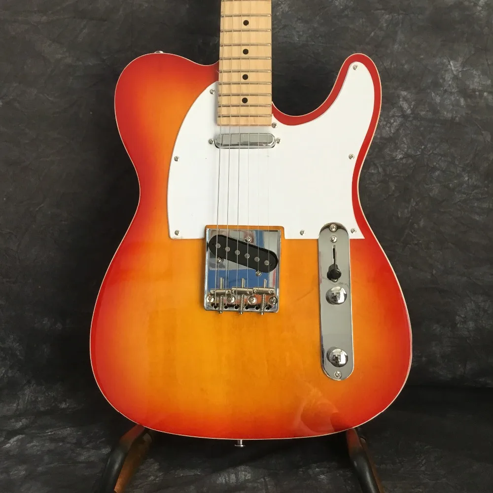 

suneye Free Shipping High Quality Cherry Red Guitar Standard Ameican tl Electric Guitar in Stock