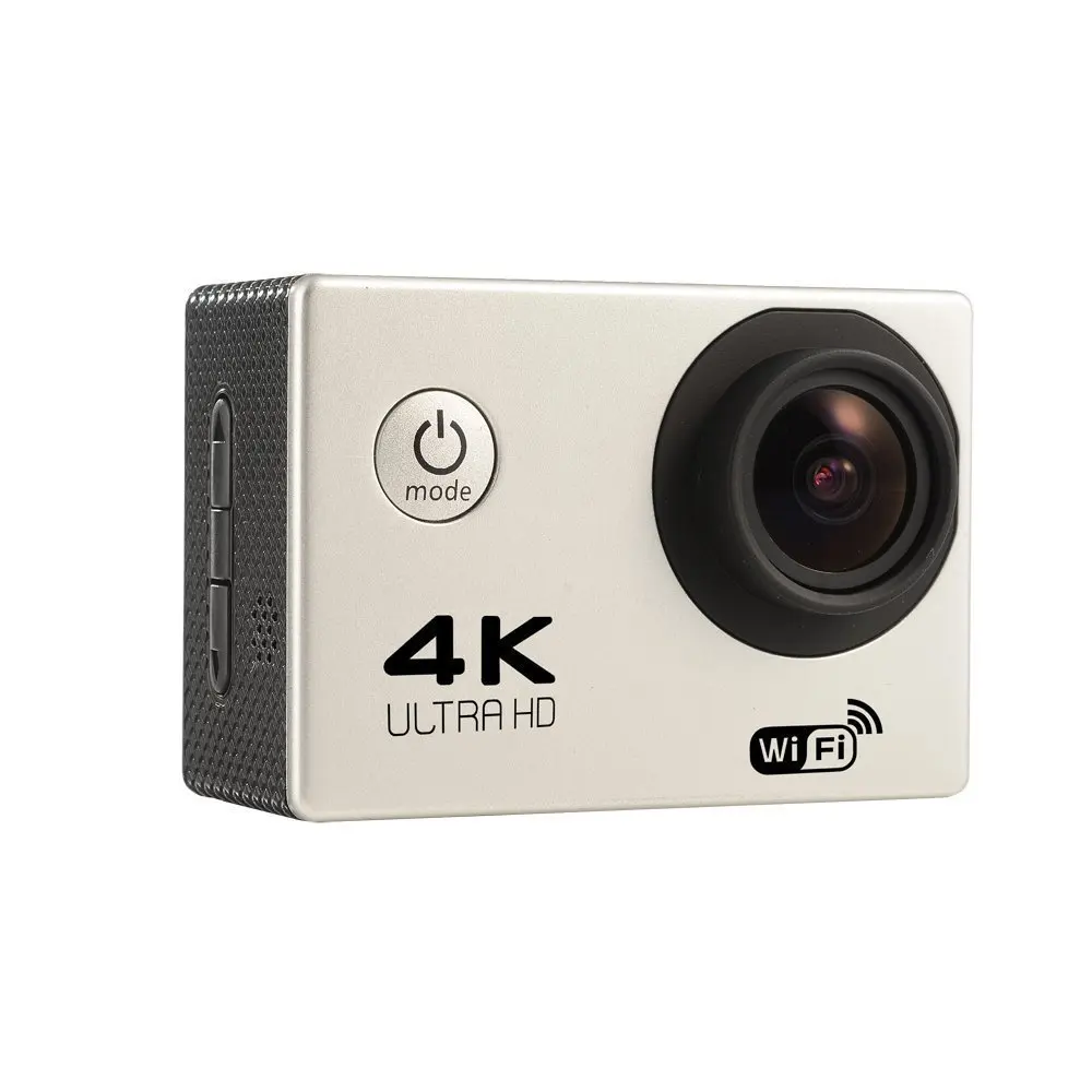  Free Shipping Ultra 4K Wifi Waterproof Sports Action Camera Helmet Cam F60 Recorder Marine Diving 2.0 Lcd 170 Degree Wide Lens 