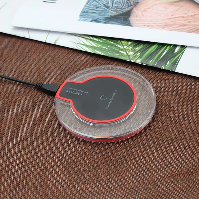 TIMISOOJUN Qi Wireless Charger For Apple iPhone X 8 Plus Samsung Galaxy Note 8 S9 S8 S7 Edge Desktop Fast Wireless Charging Pad