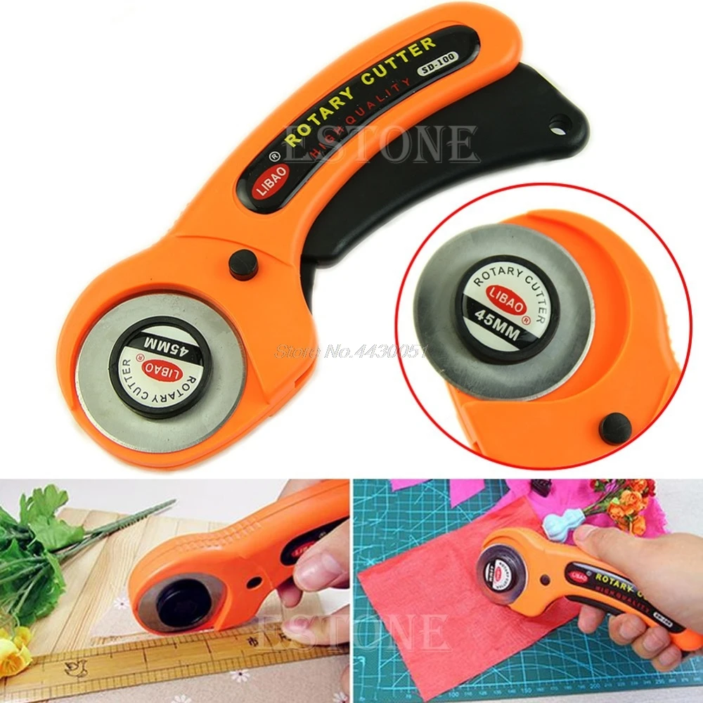 

2018 NEW 45mm Rotary Cutter Premium Quilters Sewing Quilting Fabric Cutting Craft Tool