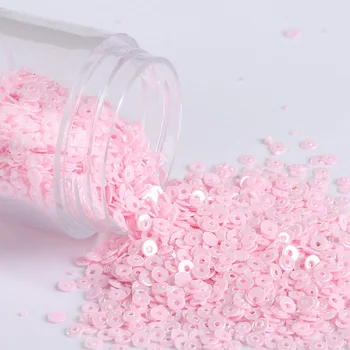 

4000Pcs/Pack 2mm Baby Pink Flat Round PET Sequins Paillettes Sewing Wedding Craft,Nail arts,Women Garments Accessories lantejoul