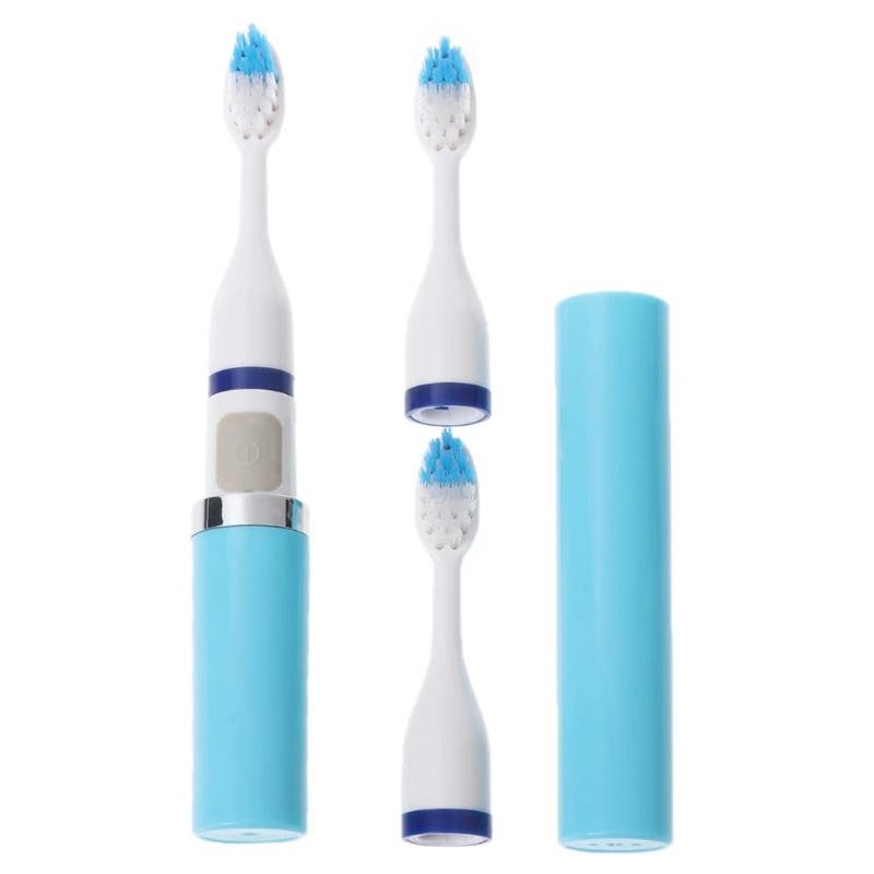 Kemei Portable Electric Toothbrush Oral Care Deep Cleaning Battery Power Brush 3 Heads Kemei Portable Electric Toothbrush Oral Care Deep Cleaning Battery Power Brush 3 Heads