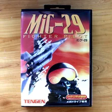 Mig-29 Fighter Pilot 16 Bit MD Game Card with Retail Box for Sega MegaDrive & Genesis Video Game console system