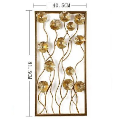 Современный Креативный кованый Настенный 3D цветок в форме птицы Настенная роспись украшение дома настенный фон животное орнамент ремесла - Цвет: style12