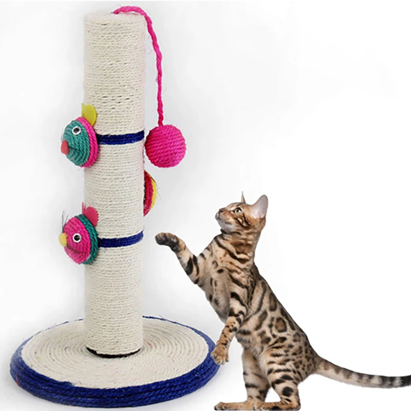 Apaulapet сизаль игрушка для домашних животных 24*38 см креативный Когтеточка для кошек дерево кошки башня с мячом сизальная мышь Скребок Игрушка для кошек