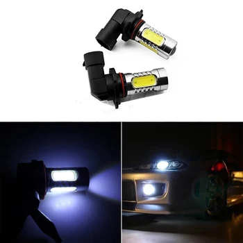 

50pcs Hot!9005/HB3 7.5W COB lens Fog light front Headlight running light High quality super bright LED bulbs