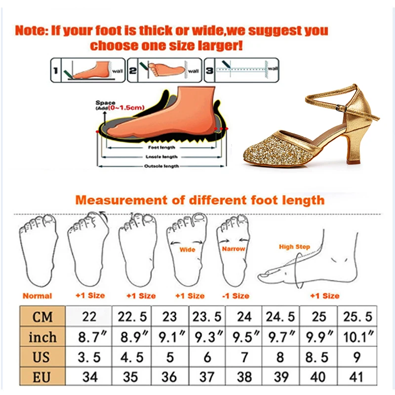 Alharbi Туфли для латинских танцев для Для женщин девочек Танго бальных танцевальные, на высоком каблуке мягкие туфли для танцев 5/7 см Обувь для танцев
