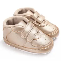 Новые весенние туфли Первые Walkers противоскольжения Мода новорожденных малышей сплошной Цвет обувь для маленьких мальчиков и девочек из